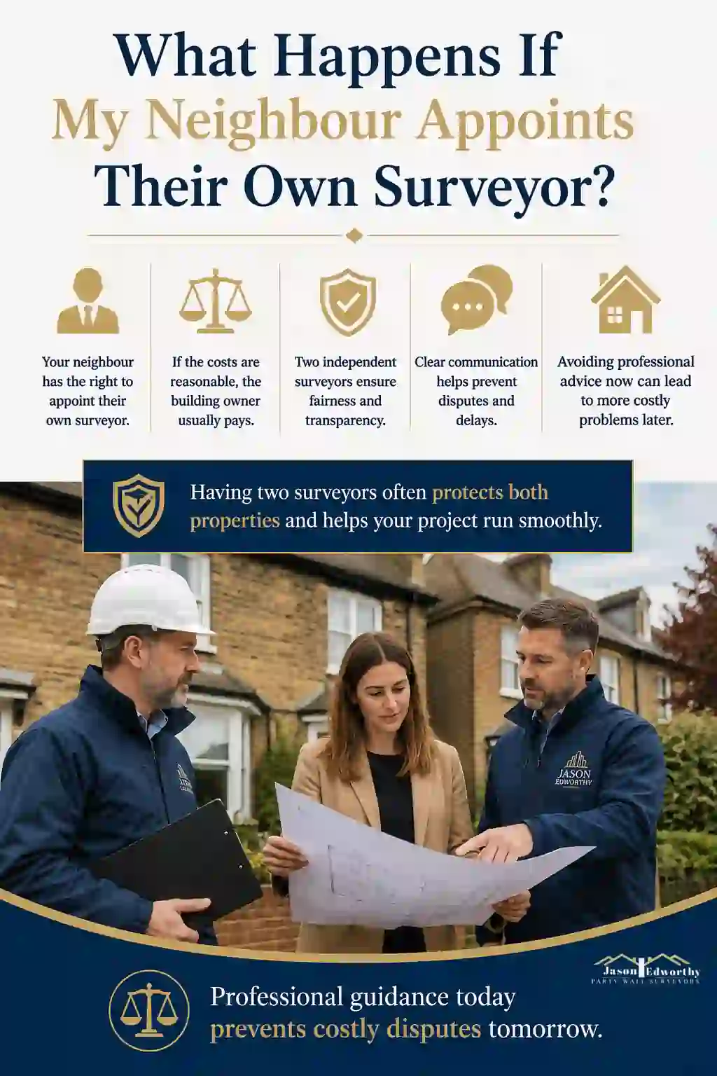What Happens If My Neighbour Appoints Their Own Surveyor Royal Tunbridge Wells?