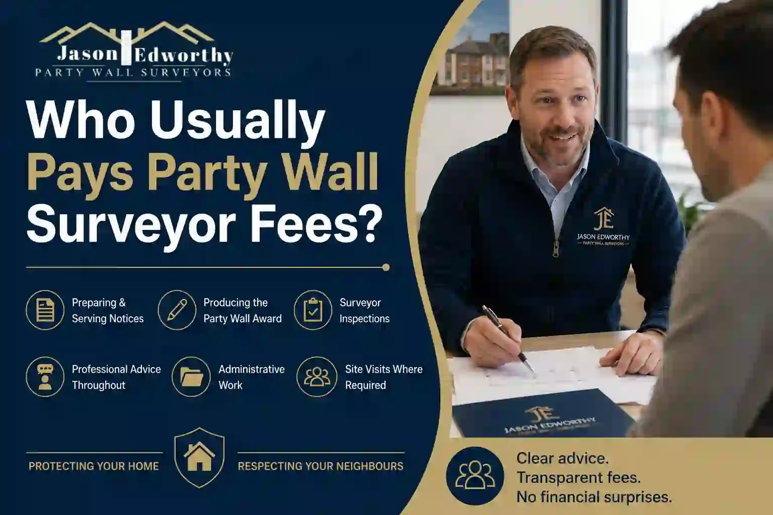Who Usually Pays Party Wall Surveyor Fees Royal Tunbridge Wells?