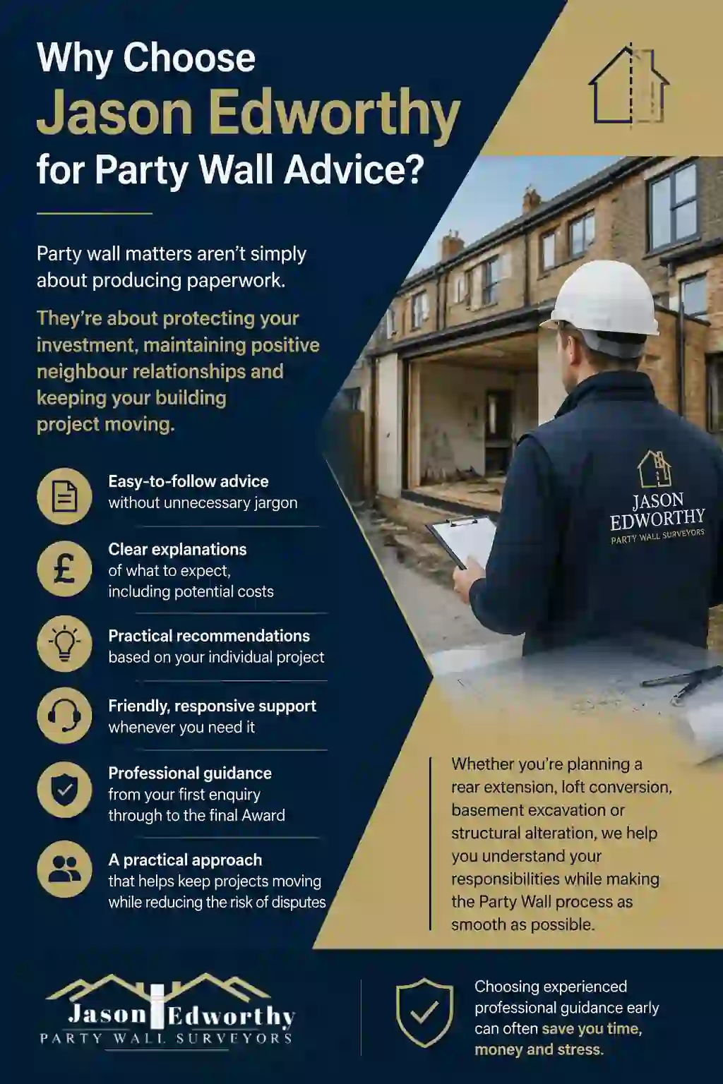 Why Choose Jason Edworthy for Party Wall Advice Royal Tunbridge Wells?